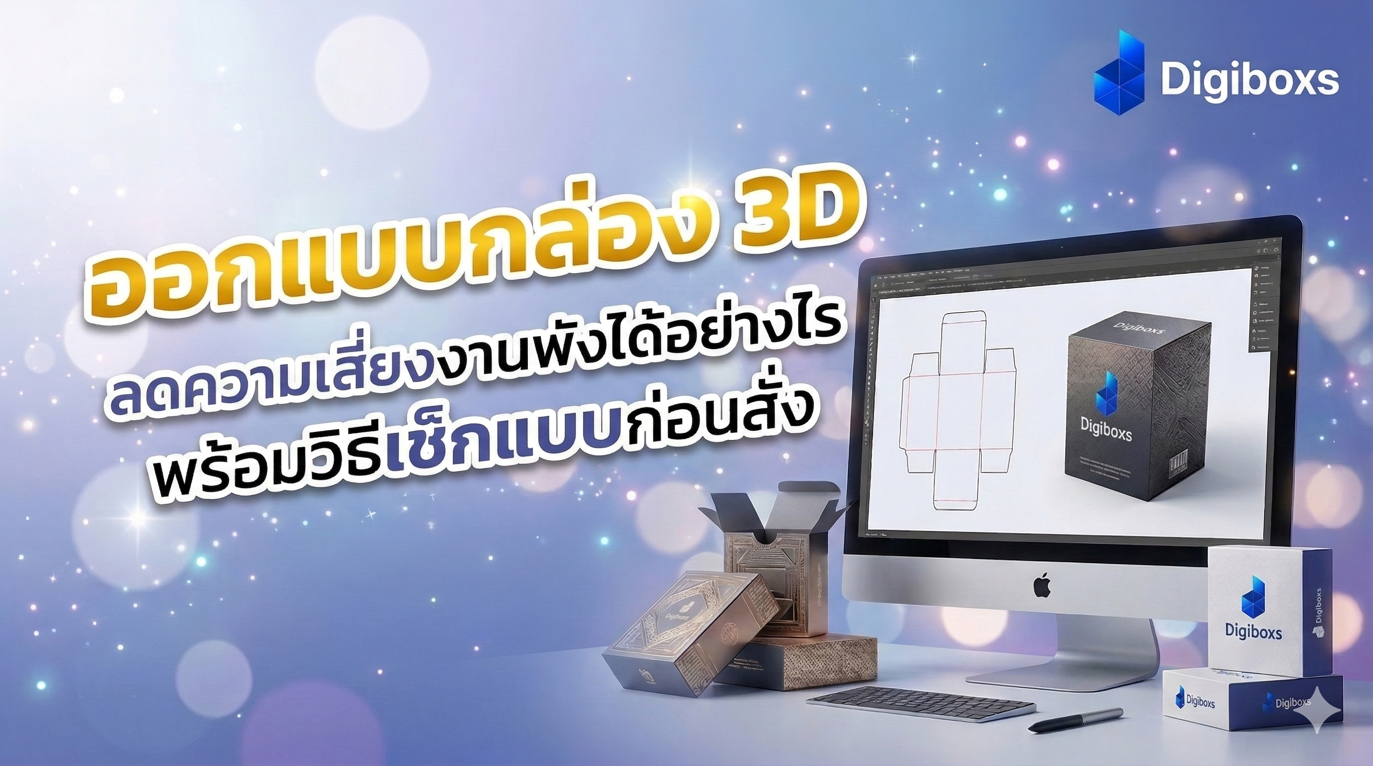 ออกแบบกล่อง 3D ลดความเสี่ยงงานพังได้อย่างไร พร้อมวิธีเช็กแบบก่อนสั่ง