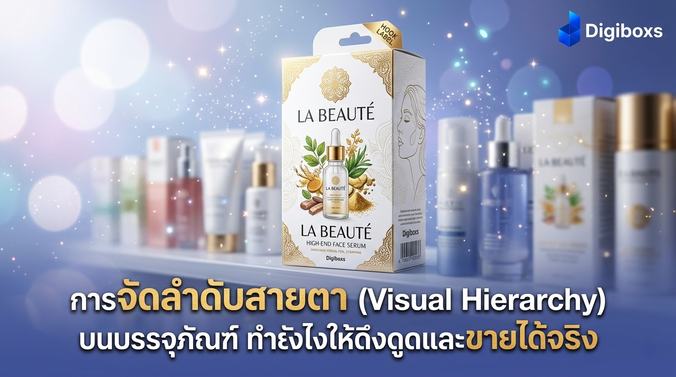 การจัดลำดับสายตาบนบรรจุภัณฑ์ ทำยังไงให้ดึงดูดและกระตุ้นยอดขาย