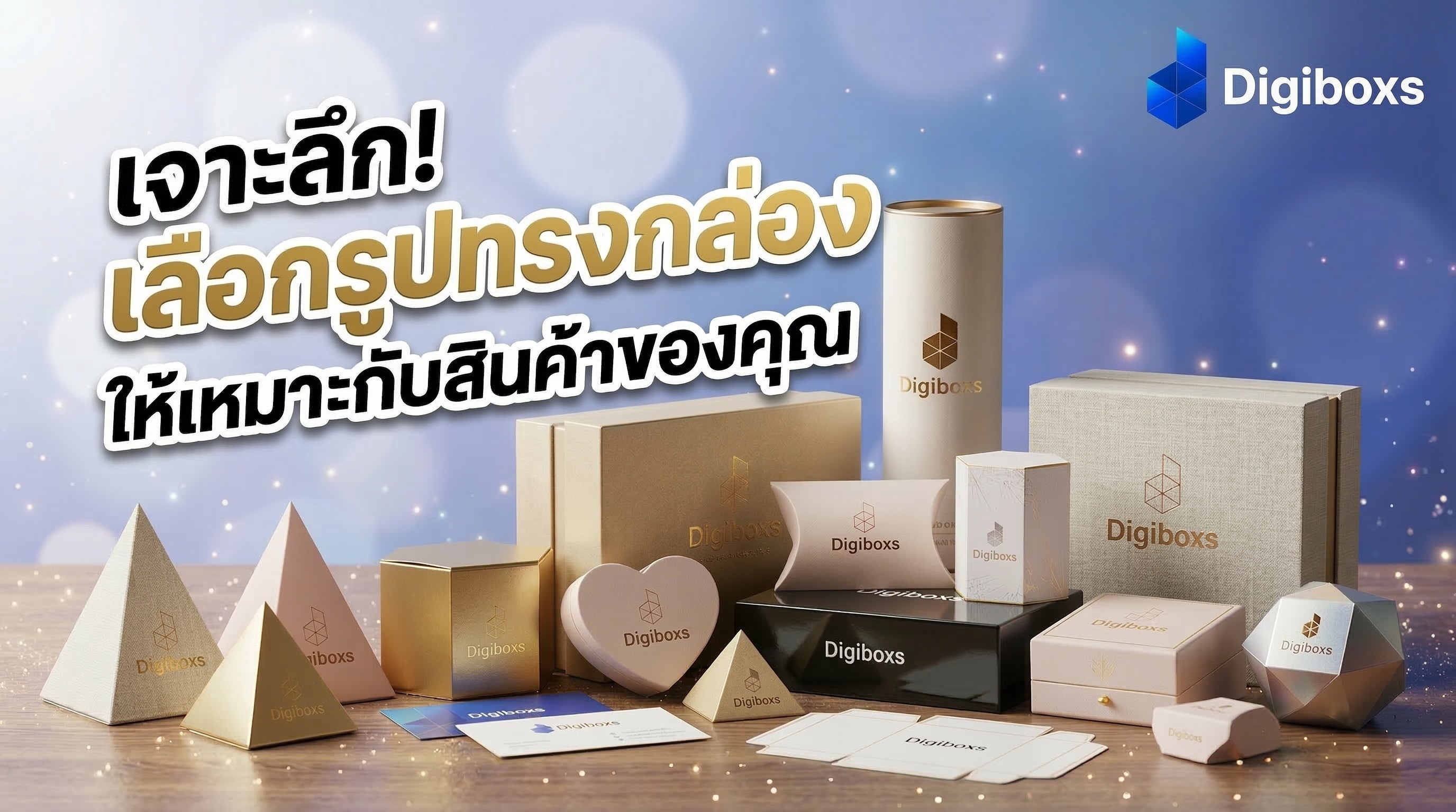 เจาะลึก! เลือกรูปทรงกล่องอย่างไรให้เหมาะกับสินค้าของคุณ