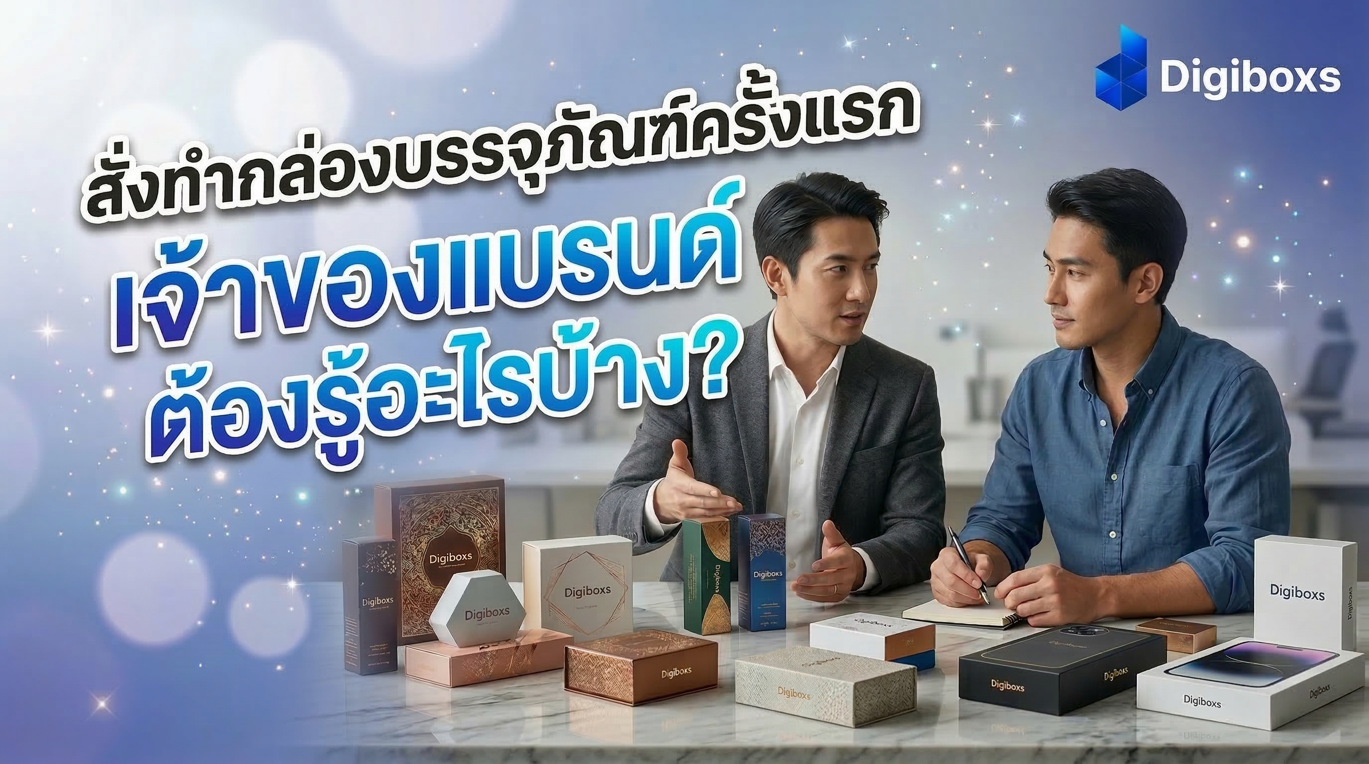 สั่งทำกล่องบรรจุภัณฑ์ครั้งแรก เจ้าของแบรนด์ต้องรู้อะไรบ้าง?