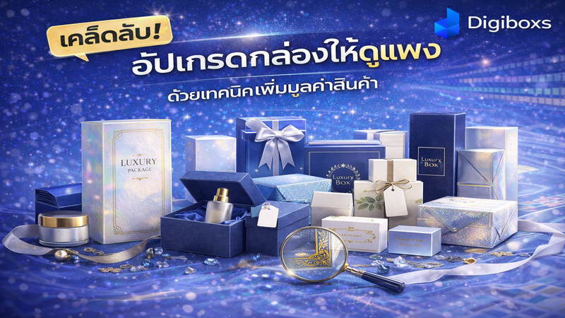 เคล็ดลับ! อัปเกรดกล่องให้ดูแพงด้วยเทคนิคเพิ่มมูลค่าสินค้า
